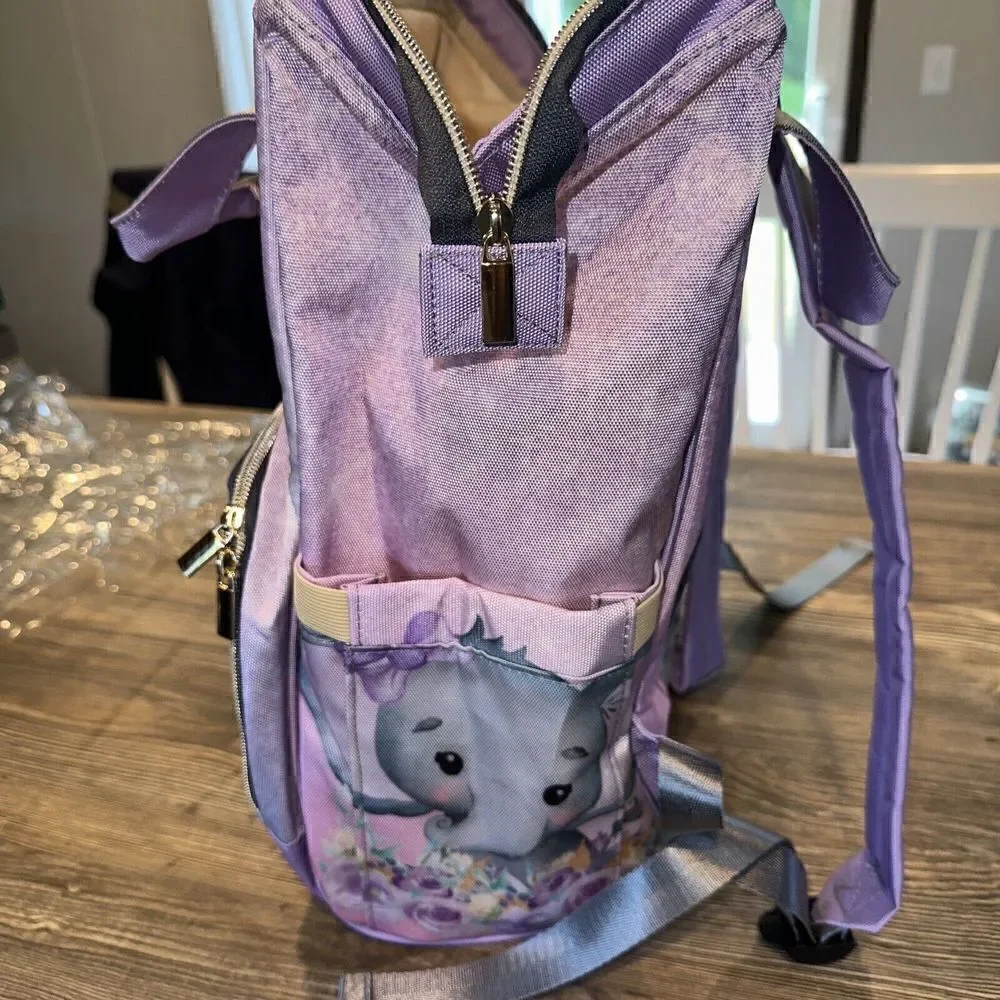 Personalized baby Diaper bag knapsack /Backpack monogram mommy bag baby bag gift